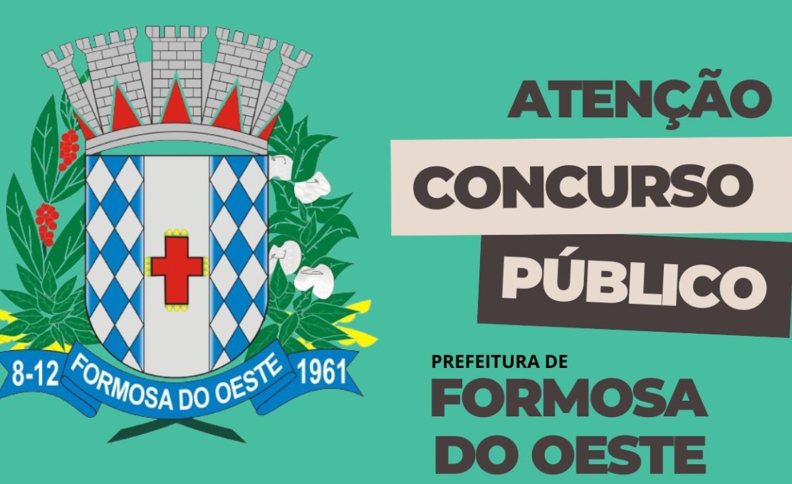 Prefeitura de Formosa do Oeste publica Edital de Concurso Público com vagas para diversos níve...