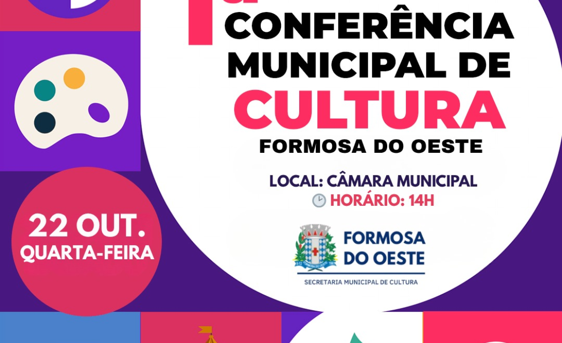 Convite 1° Conferência municipal de cultura