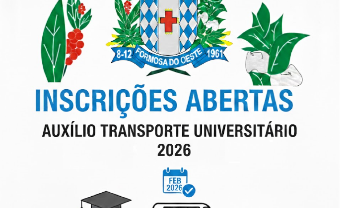Inscrições abertas para o Auxílio Transporte Universitário e Técnico Presencial 2026