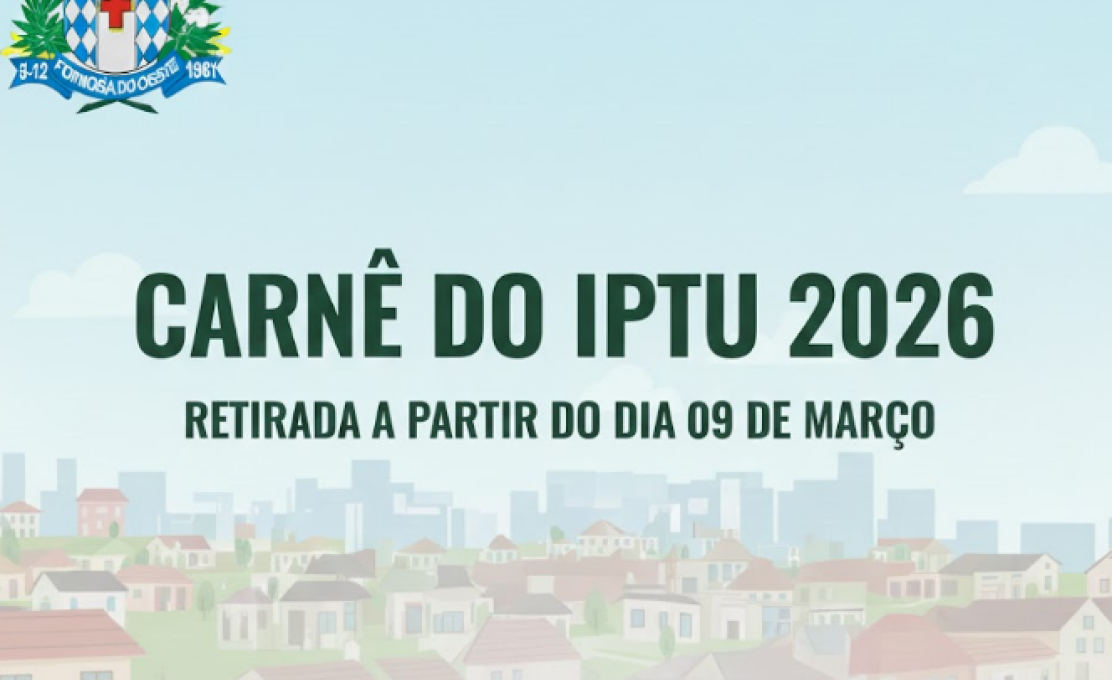 Calendário de vencimentos do IPTU 2026