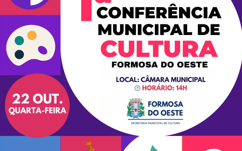 Convite 1° Conferência municipal de cultura